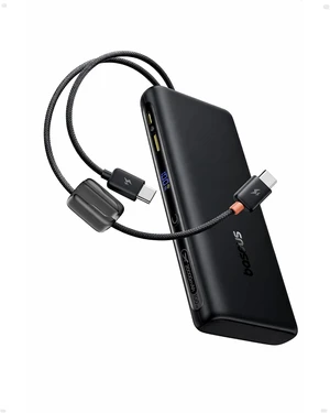 Portable Charger with Built in Cable 100W Laptop Power Bank 20000mAh Travel Essential Fast Charging USB C Battery Pack for MacBook iPhone 18/17/16 Series Galaxy S25/24 TSA-Approved Portable Charger with Built in Cable 100W Laptop Power Bank 20000mAh Travel Essential Fast Charging USB C Battery Pack for MacBook iPhone 18/17/16 Series Galaxy S25/24 TSA-Approved