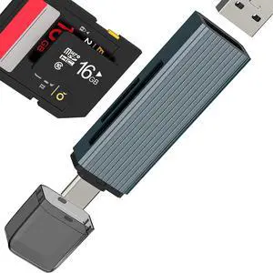 USB C to SD Card Reader(3 in 1) OTG 3.0 Adapter for iPhone 16 15 Pro Max Digital Camera Micro SD TF Memory Photo Transfer MacBook Computer Compatible for for iPad Android Flash Drive USB C to SD Card Reader(3 in 1) OTG 3.0 Adapter for iPhone 16 15 Pro Max Digital Camera Micro SD TF Memory Photo Transfer MacBook Computer Compatible for for iPad Android Flash Drive