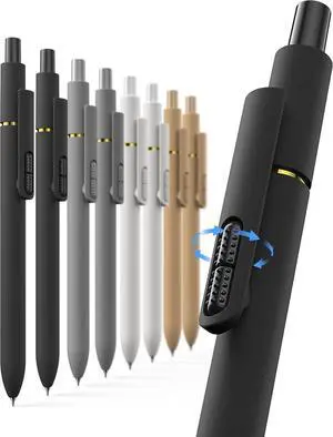 8 Pack Gel Pens, Quick-Drying Black Ink, 0.7mm Fine Point Fidget Pen | Smooth Long-Lasting Ink Pens, Stress Relief , No Smear, No Bleed, Journaling, Note Taking ,School Office, Gifts for Men Women 8 Pack Gel Pens, Quick-Drying Black Ink, 0.7mm Fine Point Fidget Pen | Smooth Long-Lasting Ink Pens, Stress Relief , No Smear, No Bleed, Journaling, Note Taking ,School Office, Gifts for Men Women
