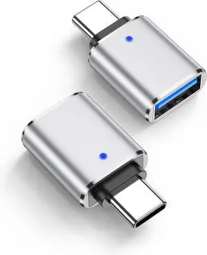 USB A to USB-C Adapter 2Pack 5Gbps Super Data Transfer USB C to USB A Adapter Type-C Male to USB 3.0 Female Fast Charging OTG Converter for iPhone 17 16 MacBook Card Reader Flash Drive USB A to USB-C Adapter 2Pack 5Gbps Super Data Transfer USB C to USB A Adapter Type-C Male to USB 3.0 Female Fast Charging OTG Converter for iPhone 17 16 MacBook Card Reader Flash Drive