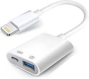 Lightning to USB Camera Adapter with Charging Port USB 3.0 OTG Cable for iPhone/iPad to Connect Card Reader USB Flash Drive U Disk Keyboard Mouse Hubs MIDI Plug & Play Lightning to USB Camera Adapter with Charging Port USB 3.0 OTG Cable for iPhone/iPad to Connect Card Reader USB Flash Drive U Disk Keyboard Mouse Hubs MIDI Plug & Play