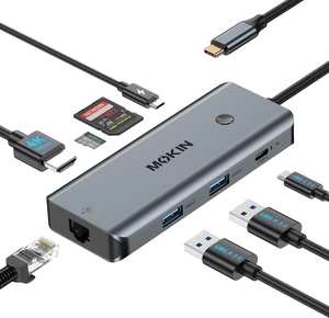 USB C Hub for MacBook Pro/Air,Mac Dongle with 3 USB Port,USB C to HDMI, USB C to RJ45 Ethernet,MOKiN 8 in 1 USB C to HDMI Adapter,100W PD Charging, USB C to SD/TF Card Reader USB C Hub USB C Hub for MacBook Pro/Air,Mac Dongle with 3 USB Port,USB C to HDMI, USB C to RJ45 Ethernet,MOKiN 8 in 1 USB C to HDMI Adapter,100W PD Charging, USB C to SD/TF Card Reader USB C Hub