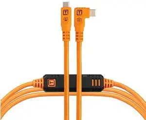 TetherPro Optima 10Gbps Gen 2 USB-C, 15' (4.6m), Straight to Right, High-Visibility Orange | USB-C 3.2 Gen 2 Data-Only Active Cable, Orange, No Pd, 1yr Warranty TetherPro Optima 10Gbps Gen 2 USB-C, 15' (4.6m), Straight to Right, High-Visibility Orange | USB-C 3.2 Gen 2 Data-Only Active Cable, Orange, No Pd, 1yr Warranty
