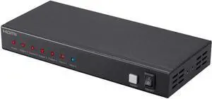 Monoprice Blackbird 4K 2x4 HDMI Splitter and Switch - Dolby Vision and Dolby TrueHD Support, Built in Automatically Adjusting Amplifier, 4K@60Hz, HDCP 2.2, Black Monoprice Blackbird 4K 2x4 HDMI Splitter and Switch - Dolby Vision and Dolby TrueHD Support, Built in Automatically Adjusting Amplifier, 4K@60Hz, HDCP 2.2, Black