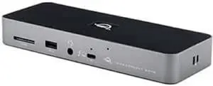 OWC Thunderbolt Dock Thunderbolt 4 / USB4 Dock with 11 Ports, 8k, 5k, 2X 4k @ 60Hz, 1x 4k @ 120Hz displays, Gigabit, 3X TB4 (USB-C), 3X USB Gen 2 Type-A, 1x USB 2.0, incl. Cable, Space Gray OWC Thunderbolt Dock Thunderbolt 4 / USB4 Dock with 11 Ports, 8k, 5k, 2X 4k @ 60Hz, 1x 4k @ 120Hz displays, Gigabit, 3X TB4 (USB-C), 3X USB Gen 2 Type-A, 1x USB 2.0, incl. Cable, Space Gray