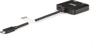 Club 3D CSV-1558 USB Type-C to Dual HDMI 4K60Hz Adapter with 100W PD Charging - DP1.4 Alt Mode, MST Support, Thunderbolt Compatible Club 3D CSV-1558 USB Type-C to Dual HDMI 4K60Hz Adapter with 100W PD Charging - DP1.4 Alt Mode, MST Support, Thunderbolt Compatible