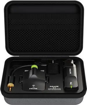 NUX B-6 Saxophone Wireless System with Charging Case,Operation Range of 20 Meters,High-Resolution 24- bit/44.1kHz Audio,2.4GHz Wireless Saxophone Microphone NUX B-6 Saxophone Wireless System with Charging Case,Operation Range of 20 Meters,High-Resolution 24- bit/44.1kHz Audio,2.4GHz Wireless Saxophone Microphone