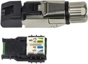 Telegartner J00026A5001 RJ45 MFP8 IE T568B Cat.6A (10 pcs.) Telegartner J00026A5001 RJ45 MFP8 IE T568B Cat.6A (10 pcs.)