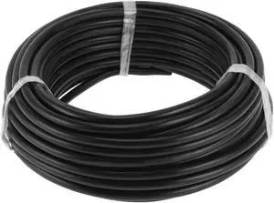 1 Pcs 16AWG Universal Ground Wire Car Radio, Automotive, Car Speakers Power Wire Fully Insulated& Soft Touch Jacket TC Black 66FT 5 Conductor