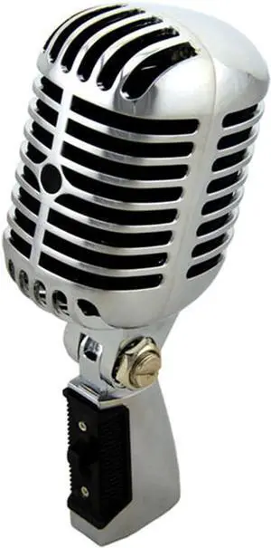 Retro Microphone Professional Wired Vintage Classic Microphone Dynamic Moving Coil Mike Deluxe Metal Vocal Old Style Ktv Mic Mike Compatible with Any Laptop and Desktop with microp,Silver Retro Microphone Professional Wired Vintage Classic Microphone Dynamic Moving Coil Mike Deluxe Metal Vocal Old Style Ktv Mic Mike Compatible with Any Laptop and Desktop with microp,Silver