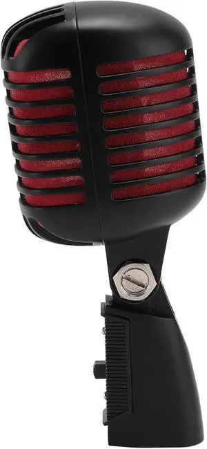 Retro Dynamic Vocal Microphone - Professional Classic Microphone with Self Tensioning Rotating Rack, Old Vintage Cardioid Mic for Live Performance Karaoke (Black) Retro Dynamic Vocal Microphone - Professional Classic Microphone with Self Tensioning Rotating Rack, Old Vintage Cardioid Mic for Live Performance Karaoke (Black)