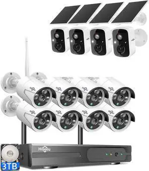 16CH 8pcs Wireless Pro Security Camera System+4pcs Solar Security Camera 16CH 8pcs Wireless Pro Security Camera System+4pcs Solar Security Camera