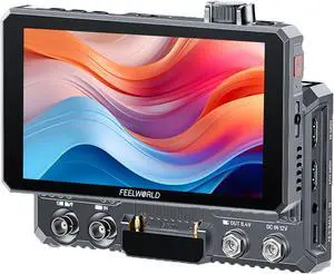 FEELWORLD SC6 6 Inch SDI Monitor 1500nits High Bright 1920x1080 IPS 9:16 Touch Screen Knob Control Aluminium Monitor with 3G SDI 4K HDMI Input Output HDR 3D LUT Built-in Fan