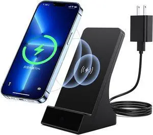 LIZVIE Phone Charger Hidden Camera, 1080P Wireless Charging Phone Camera Indoor with Motion Detection, Free APP Remote Control, 24/7 Night Vision, for Office/Indoor Safety.