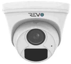 Revo Ultra Blue Series 2K (4 Megapixel) H.265 Indoor/Outdoor IR Turret Camera with Built-in Mic & 60FT CAT5e Pre-Made Cable
