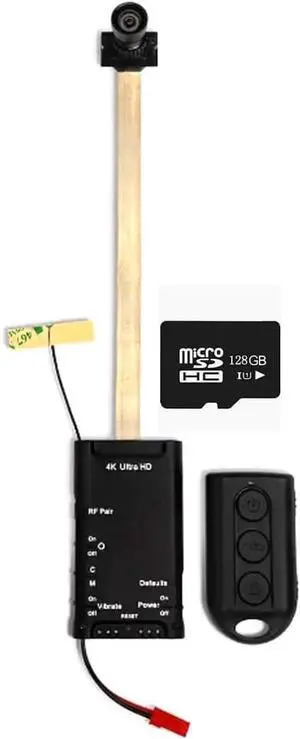 Lawmate DIY Kit Wide Angle 4K Covert PI Security WiFi Camera with 128GB Micro SD Card PV-DY40UWW, Black Lawmate DIY Kit Wide Angle 4K Covert PI Security WiFi Camera with 128GB Micro SD Card PV-DY40UWW, Black