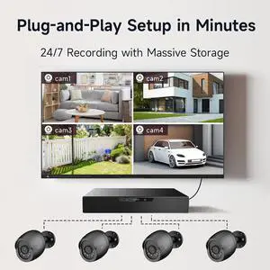 ARENIT 8Cam 5MP PoE Security Camera System, 8CH NVR with 2TB HDD, Outdoor Bullet Cameras&Dome Cameras, AI Human/Vehicle Detection, 24/7 Recording, Plug & Play Wired Surveillance Kit ARENIT 8Cam 5MP PoE Security Camera System, 8CH NVR with 2TB HDD, Outdoor Bullet Cameras&Dome Cameras, AI Human/Vehicle Detection, 24/7 Recording, Plug & Play Wired Surveillance Kit