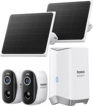 Baseus N1 2-Cam Kit with Solar Panel 3W