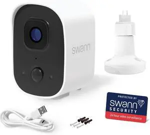 Swann EVO Wireless 2K Security Camera | 2K Quad HD, Wire-Free, Local Recording | SWIFI-SE2KBC