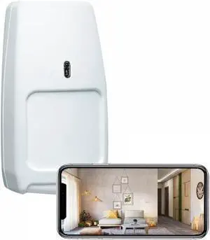 Ultra HD 2K Battery Powered WiFi Motion Detector Alarm PIR Sensor Camera (24 Hour Battery/Video Only (No Audio)