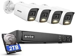 ANNKE 8CH 12MP PoE Security Camera System, Smart Dual Light, 2TB HDD ANNKE 8CH 12MP PoE Security Camera System, Smart Dual Light, 2TB HDD