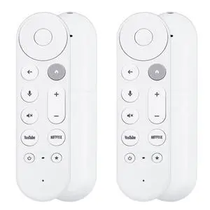 2 Pack GY3LE Voice Search Remote Control Compatible with Google TV Streamer 4K, New Controller Replacement Control Upgrade Voice Remote (4K), NOT Compatible with Google Chromecast Snow 2 Pack GY3LE Voice Search Remote Control Compatible with Google TV Streamer 4K, New Controller Replacement Control Upgrade Voice Remote (4K), NOT Compatible with Google Chromecast Snow
