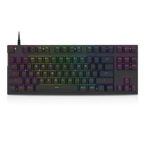 Professional Gaming Mechanical Keyboard RGB Led Backlit Wired with Anti-Dust Proof Switches for Gaming Keyboard for Mac & PC (Black, 87 Key Red Switches) Professional Gaming Mechanical Keyboard RGB Led Backlit Wired with Anti-Dust Proof Switches for Gaming Keyboard for Mac & PC (Black, 87 Key Red Switches)