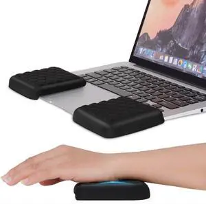Ergonomic Wrist Rest for Laptop, Black Ergonomic Wrist Rest for Laptop, Black