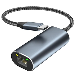 USB C to Ethernet Adapter 2.5 Gigabit, Ethernet to USB C Adapter, 2.5Gbps Network Connector for Dell/HP/Mac Laptop, USB Network Connector, Type-C to RJ45 LAN, RJ45 Cable Converter USB C to Ethernet Adapter 2.5 Gigabit, Ethernet to USB C Adapter, 2.5Gbps Network Connector for Dell/HP/Mac Laptop, USB Network Connector, Type-C to RJ45 LAN, RJ45 Cable Converter