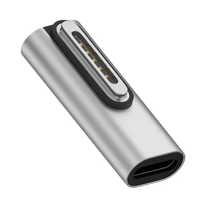 140W PD Quick Charge USB C to Magnetic 3 Adapter, Type-C to Mags 3 Converter with LED Indicator Light for MacBook Pro 2024/2023/2021 (M1/M2/M3, 14/16"), MacBook Air (M2/M3), Silver 140W PD Quick Charge USB C to Magnetic 3 Adapter, Type-C to Mags 3 Converter with LED Indicator Light for MacBook Pro 2024/2023/2021 (M1/M2/M3, 14/16"), MacBook Air (M2/M3), Silver