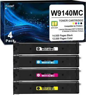 W9140MC W9141MC W9142MC W9143MC Toner Cartridge for E78625dn Printer 4-Pack W9140MC W9141MC W9142MC W9143MC Toner Cartridge for E78625dn Printer 4-Pack