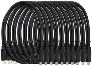MICRO CONNECTORS 1 Meter USB 3.1 USB-C M/M Cable with Built-in E-Marker 10-Pack (E07-316CMM1M10P) MICRO CONNECTORS 1 Meter USB 3.1 USB-C M/M Cable with Built-in E-Marker 10-Pack (E07-316CMM1M10P)