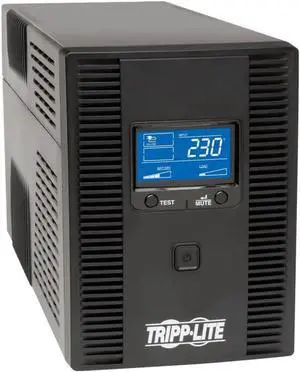 Eaton Tripp Lite SMX1500LCDT 1500VA 900W UPS Battery Backup Tower 8 IEC C13, 230V Line-Interactive Sine Wave AVR LCD, USB & RJ45/RJ11 Surge, ACE 3 Year Warranty Included Eaton Tripp Lite SMX1500LCDT 1500VA 900W UPS Battery Backup Tower 8 IEC C13, 230V Line-Interactive Sine Wave AVR LCD, USB & RJ45/RJ11 Surge, ACE 3 Year Warranty Included