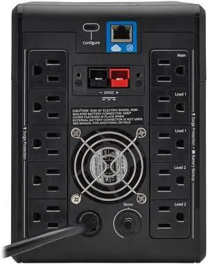 Eaton Tripp Lite SMART1500LCDTXC 1500VA 1000W UPS Battery Backup & Surge Protector, 10 Outlets, 120V Line-Interactive LCD AVR Sine Wave ACE 3 Year Warranty Included Eaton Tripp Lite SMART1500LCDTXC 1500VA 1000W UPS Battery Backup & Surge Protector, 10 Outlets, 120V Line-Interactive LCD AVR Sine Wave ACE 3 Year Warranty Included