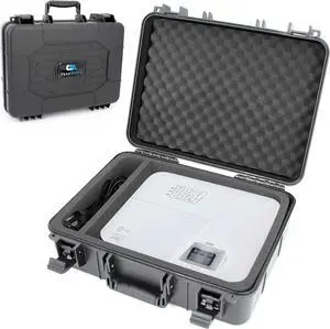 CASEMATIX Projector Travel Case Compatible with ViewSonic PA503S, PA503W, PA503X, PG703W, PG703 Projectors, HDMI Cable and Remote, Case Only CASEMATIX Projector Travel Case Compatible with ViewSonic PA503S, PA503W, PA503X, PG703W, PG703 Projectors, HDMI Cable and Remote, Case Only