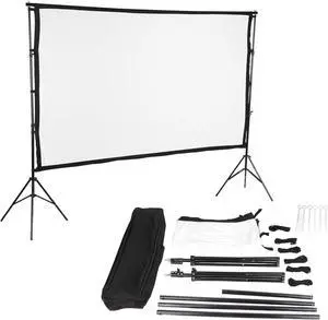 Projector Screen with Stand,120 Inch Portable Projector Screen 16:9 Projection Screen Movie Screen with Double Tripod Handbag for Home Party Office Classroom Projector Screen with Stand,120 Inch Portable Projector Screen 16:9 Projection Screen Movie Screen with Double Tripod Handbag for Home Party Office Classroom