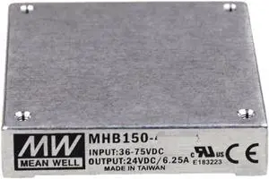 Mean Well MHB 150W 12V 0-12.5A Power Supply Converter MHB150-48S12 DC-DC Single Output Mean Well MHB 150W 12V 0-12.5A Power Supply Converter MHB150-48S12 DC-DC Single Output