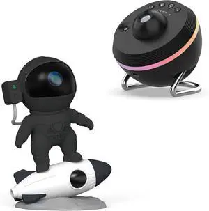Galaxy Projector Meteor Effect Black & Astronaut Galaxy Projector Black Galaxy Projector Meteor Effect Black & Astronaut Galaxy Projector Black