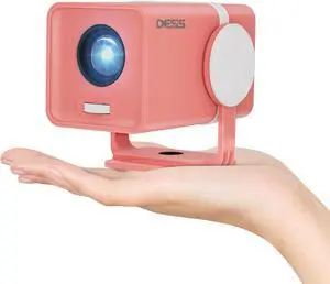 Mini Projector,Portable projector with wifi and bluetooth,Outdoor projector Can Be Powered By Power Bank,Small Movie Projector,180° Rotatable,Andriod 13,Built-in App,Auto Keystone,Dess T1(White) Mini Projector,Portable projector with wifi and bluetooth,Outdoor projector Can Be Powered By Power Bank,Small Movie Projector,180° Rotatable,Andriod 13,Built-in App,Auto Keystone,Dess T1(White)