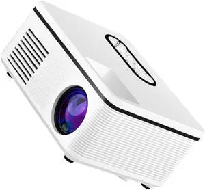 Mini USB Portable LED Projector with Low Noise Cooling System Diffuse Reflection Eye Protection Small Multimedia Video Player for Home Theater Compatible with Tv Boxes Laptops and Mini USB Portable LED Projector with Low Noise Cooling System Diffuse Reflection Eye Protection Small Multimedia Video Player for Home Theater Compatible with Tv Boxes Laptops and