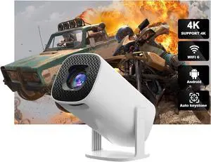 Mini Projector with WIFI 6 4K 1080P Support Auto Focus Portable Projector Compatible for Laptop, PC, Smartphone Mini Projector with WIFI 6 4K 1080P Support Auto Focus Portable Projector Compatible for Laptop, PC, Smartphone