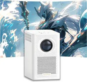 Smart Projector with Upgraded WiFi And Bluetooth, Full HD 1080P Portable Outdoor Party Projector, Home Theater Movie Projector for Smartphones/TV Sticks/Laptop (White) Smart Projector with Upgraded WiFi And Bluetooth, Full HD 1080P Portable Outdoor Party Projector, Home Theater Movie Projector for Smartphones/TV Sticks/Laptop (White)