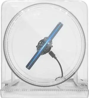 3D Hologram Fan Projector - 5.5in 3D Holographic Fan with Cover & 128 LED Light Beads, 3D Hologram Christmas Tree HD LED 2000x14, Christmas Halloween Advertising Decor 3D Hologram Fan Projector - 5.5in 3D Holographic Fan with Cover & 128 LED Light Beads, 3D Hologram Christmas Tree HD LED 2000x14, Christmas Halloween Advertising Decor