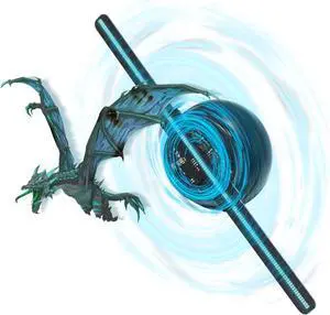 3dHologramfan, 6.8 inche 3dHologram Led Fan Display, Holographic Fan, 3d Fan Holographic Projector, Holoscreen for Advertising and Events Hd Led for Business, Shop, Holiday with 1500 Video Library 3dHologramfan, 6.8 inche 3dHologram Led Fan Display, Holographic Fan, 3d Fan Holographic Projector, Holoscreen for Advertising and Events Hd Led for Business, Shop, Holiday with 1500 Video Library
