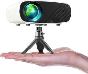 Mini Projector Portable 1080P Movie Projection Compatible with Android/iOS/Windows/TV/USB White 1pc Mini Projector Portable 1080P Movie Projection Compatible with Android/iOS/Windows/TV/USB White 1pc