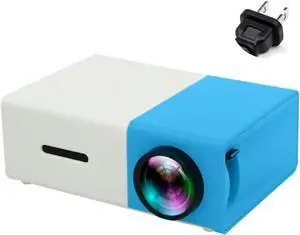 YG300 LED Projector 480x272 Pixels Supports 1080P USB Portable Home Media Video Player Laptop Projector, Blue and white, US Plug YG300 LED Projector 480x272 Pixels Supports 1080P USB Portable Home Media Video Player Laptop Projector, Blue and white, US Plug