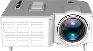 Portable Projector, LED Video Projectors, Projector, Coated Lens Built-in Speaker (White ) Portable Projector, LED Video Projectors, Projector, Coated Lens Built-in Speaker (White )