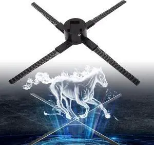 3D Hologram Projector Advertising Display, 552 HD LED Light Beads, 52cm Diameter, Compatible for Win XP / 7/8 / 10 and OS, 3D Hologram Fan for Business Store Signs, Bar(USA) 3D Hologram Projector Advertising Display, 552 HD LED Light Beads, 52cm Diameter, Compatible for Win XP / 7/8 / 10 and OS, 3D Hologram Fan for Business Store Signs, Bar(USA)