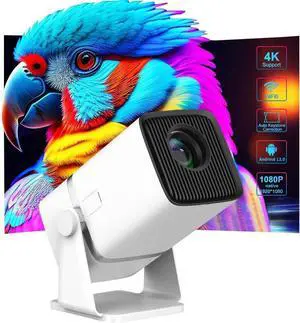 Mini Projector 2025 Upgraded Projector with WiFi and Bluetooth, Native 1080P, 180° Rotation Stand Smart Projector, 150" Portable Projector with Android TV 13, 2.4G/5G, Auto Keyston Outdoor/Home Movie Mini Projector 2025 Upgraded Projector with WiFi and Bluetooth, Native 1080P, 180° Rotation Stand Smart Projector, 150" Portable Projector with Android TV 13, 2.4G/5G, Auto Keyston Outdoor/Home Movie