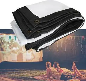 100in Projection Screen Outdoor Camping Projector Screen 16:9 Portable Video Projection Screen Double-Sided Cinema Screen for Travel Backyard Video(150inch4:3) 100in Projection Screen Outdoor Camping Projector Screen 16:9 Portable Video Projection Screen Double-Sided Cinema Screen for Travel Backyard Video(150inch4:3)